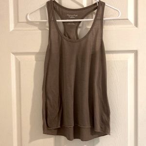 AMERICAN EAGLE Olive Racerback tank Size XS